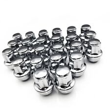 24 14X1.5 FIT FORD F-150 2015-2020 OEM REPLACEMNT SOLID LUG NUTS THREAD CHROME picture