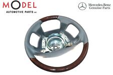 MERCEDES BENZ GENUINE NEW WOOD LEATHER STEERING WHEEL B66268354 picture