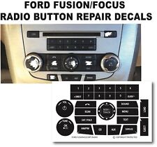 09-13 FORD FUSION FOCUS RADIO STEREO BUTTON REPAIR DECALS  picture