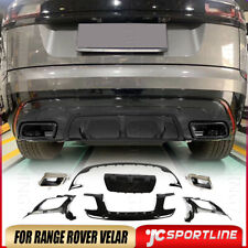 For Land Range Rover Velar 2017-2019 Rear Bumper Diffuser Lip W/ Exhaust Tips picture