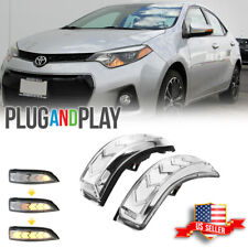 Sequential LED Switchback Side Mirror Signal Lights For Toyota Camry Corolla etc picture