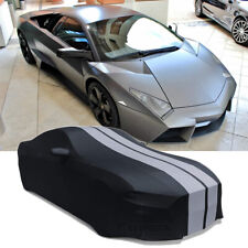 For Lamborghini Reventon Satin Full Car Cover Indoor Dustproof Gray-Stripe +Bag picture