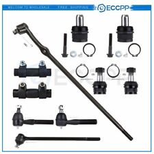 For 1987-1996 Ford F-150 RWD 10PC Front Ball Joints Tie Rods Adjustings Steering picture