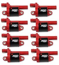 MSD 82688 Ignition Coil Blaster Series, Round, Red, 8-pack picture