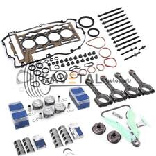 N13 N18 1.6L Engine Pistons Gasket Kit w/ Conrods & Timing Kit For Mini Copper picture