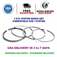 4cyl piston rings set for peugeot 1.9 XUD9 Diesel 405 83mm STD 064046 03924N0 picture