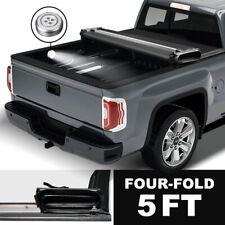 For 15-22 Chevy Colorado 5FT Truck Bed TRI-FOLD Soft Vinyl Tonneau Cover picture
