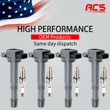 4X Ignition Coils & 4X Spark Plugs OEM for Honda CR-V Accord Element 2.4L UF311 picture