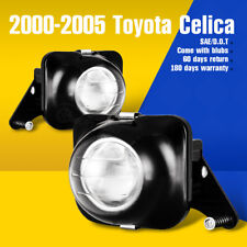 Fits 00-05 Toyota Celica Fog Lights Bumper Lamps Clear Lens 1Pair Left Right picture
