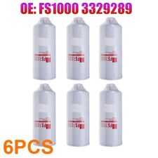 6 PC Fuel Filter with Water Separator Part Number FS1000, For Cummins 3329289 picture