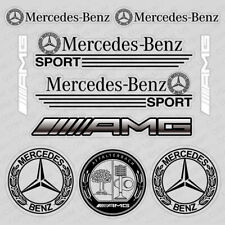For Car Merceds AMG Racing Sport Sticker 3D Decal Stripes Logo Decoration picture