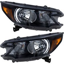 Headlight Set For 2012-2014 Honda CR-V With Bulbs Driver and Passenger Side picture