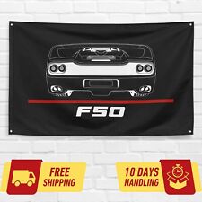 For Ferrari F50 Supercar Car Enthusiast 3x5 ft Flag Birthday Gift Banner picture