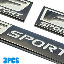 3PC F-Sport Emblem Fender Rear Side Badge For IS-F GS F RC IS250 350 Accessories picture