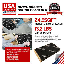 24 sqft Car Sound Deadening mat Butyl Automotive Sound Deadener Noise Insulation picture