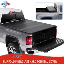 6.5ft Hard Truck Bed Tonneau Cover FRP For 2014-2019 Chevy Silverado GMC Sierra picture