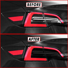 FOR 17-23 Tesla Model 3 Tail Light Insert SMOKE Precut Vinyl Tint Overlays picture