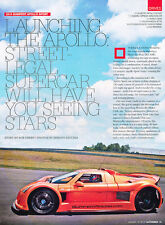 2010 Gumpert Apollo Sport -  Classic Car Original Print Article J92 picture