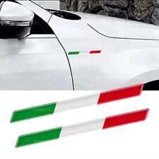 2pcs Car Sticker Italy 3D Flag Logo Decal Emblem Badge Accessories Trim Decor picture