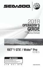 Sea-Doo Owners Manual Book 2018 SEA-DOO RXT, GTX  & WAKE  PRO SERIES picture