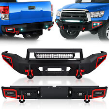 Rear /Front Bumper for 07-2013 Toyota Tundra Off-road Pickup Truck w/ LED Lights picture