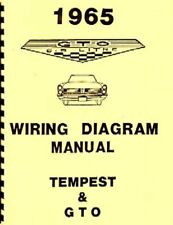 Pontiac Gto, Lemans, Tempest 1965 Wiring Diagrams Book picture