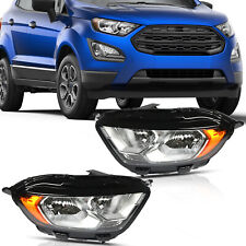 Pair Halogen Headlights For 18-22 Ford EcoSport S SE SES Titanium Left & Right picture