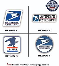USPS POSTAL SERVICE MAIL DELIVERY VINYL DECAL STICKER CAR TRUCK BUMPER 4MIL picture