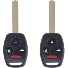 2x New Remote Key Fob Replacement For Honda Civic and Acura CSX 35111-SVA-306 picture