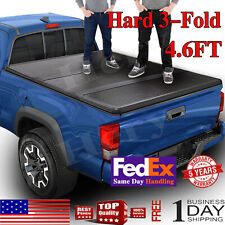 4.6FT Hard Tri-Fold for 2024 2023 2022 Ford Maverick Tonneau Cover Truck Bed picture