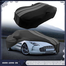 Grey/Black Indoor Car Cover Stain Stretch Dustproof For Aston Martin Lagonda picture