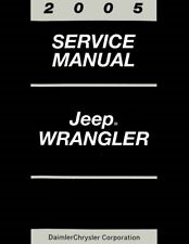 2005 Jeep Wrangler Shop Service Repair Manual picture
