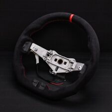 Real Alcantara Leather Customized Sport Steering Wheel wrangler 11-17 No heated picture