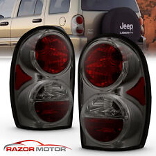 2002-2005 Replacement Smoke Tail Light Pair (Set) for Jeep Liberty Left + Right picture