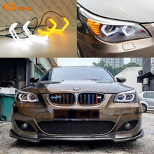 For BMW 5 Series E60 E61 Concept M4 Iconic Style Hex LED Angel Eyes Halo Rings picture