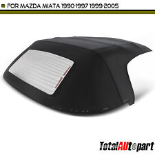 New Black Convertible Soft Top for Mazda Miata 1990-1997 99-05 w/ Glass Window picture