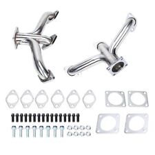 For 1932-1953 Ford Flathead V8 Car Pickup Truck Shorty Stainless Manifold Header picture
