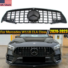 Black GTR Grille W/Star For 2020-2023 Mercedes Benz W118 CLA250 CLA200 CLA35 AMG picture