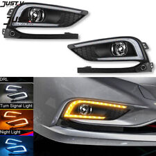 Pair 3 Color DRL LED Daytime Running Light For Ford Chevrolet Cruze 2016-2018 picture