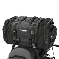 40-60L Black Motorcycle Rear Seat Tail Bag Waterproof Storage Shoulder Bag PVC picture