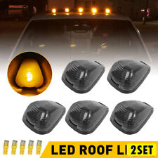 5x Len Smoke Amber Cab LED Roof Marker Light Fit For Ford F-250 F-350 Super Duty picture