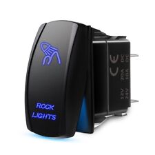 LED Rock Lights Rocker Switch ON-OFF LED 20A 12V 5 pin picture