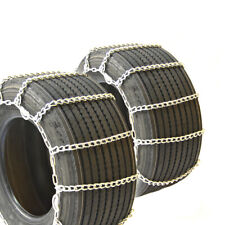 Titan Truck Link Tire Chains Wide CAM On Road Snow/Ice 8mm 15-22.5 picture