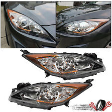 For 2010 2011 2012 2013 Mazda 3 Halogen Headlight Set Left & Right Headlamp Pair picture