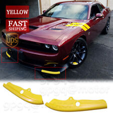 For Dodge Challenger RT Scat Pack 15-2023 Front Bumper Lip Splitter Guard Cover picture