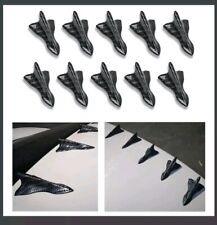 (10Pack) Shark Fin Diffuser Universal Car Roof Spoiler - Stick On picture