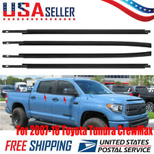 Door Outside Weatherstrip Window Molding Trim For Toyota Tundra Crewmax 2007-18 picture