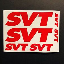 Ford SVT 6-Sticker Raptor Cobra Focus Vinyl Decal Set Sheet (RACING RED) picture