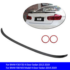 M3 Style Rear Trunk Spoiler Wing Fit BMW 3 Series F30 F35 2012-2019 Gloss Black picture