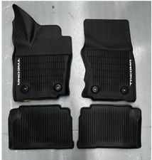 OEM 2024 TOYOTA TACOMA DOUBLE CAB ALL WEATHER FLOOR LINER 4-PC SET picture